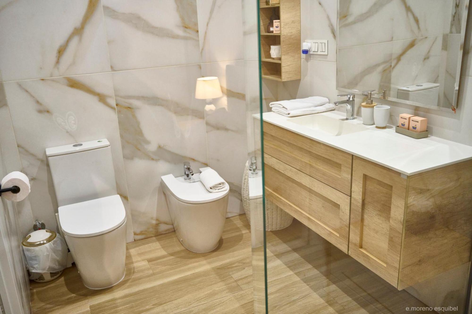 Apartamento Nuevo Lujoso Suites Centro Bilbao Wifi ,Parking Gratis Eksteriør billede